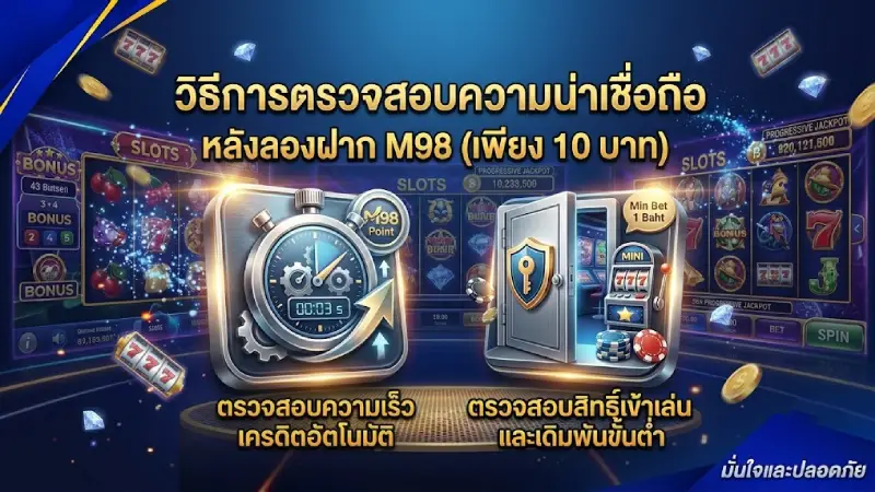 วิธีเช็กความชัวร์หลังจากลองเติม M98 สัก 10 บาท